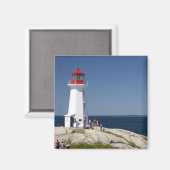 カナダのノバスコシア州ペギーズコーブにある灯台。 マグネット (正面/裏面)