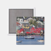 カナダのノバスコシア州ルネンバーグ。3 マグネット (正面/裏面)