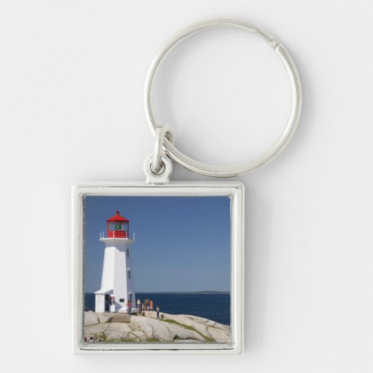 カナダのノヴァスコシア州ペギーズ·コーブの灯台。 キーホルダー (正面)