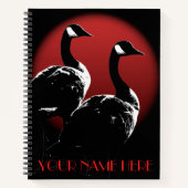カナダのノートカスタムブックCanada Goose Notebooks Gift ノートブック (正面)