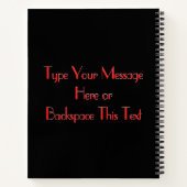 カナダのノートカスタムブックCanada Goose Notebooks Gift ノートブック (裏面)