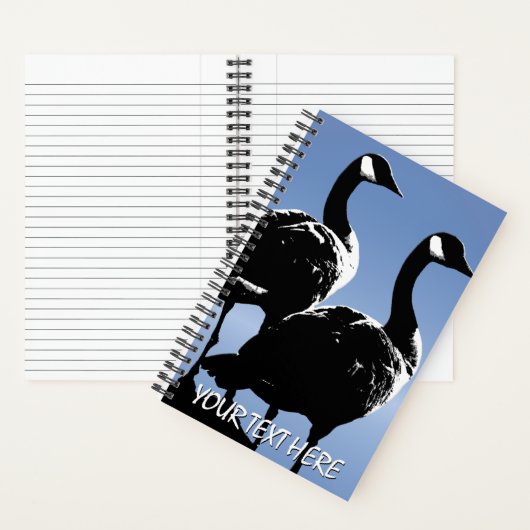 カナダのノートカスタムブックCanada Goose Notebooks Gift ノートブック (内側)