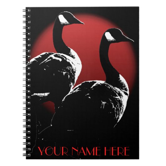 カナダのノートカスタムブックCanada Goose Notebooks Gift ノートブック (正面)