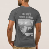 カナダのハート。我々の北は強く自由だ。T-Sh Tシャツ (裏面)