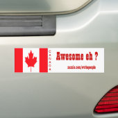 カナダのバンパーステッカー バンパーステッカー (車上)