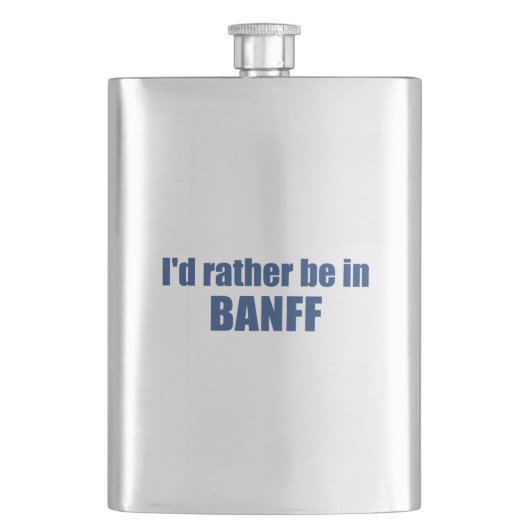 カナダのバンフに行きたい フラスク (正面)