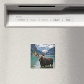 カナダのバンフ国立公園でムース マグネット (インサイチュ (食洗機))