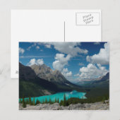 カナダのバンフ国立公園の葉書Lake Peyto ポストカード (正面/裏面)