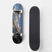 カナダのバンフ湖での漕ぎ手) スケートボード (正面)