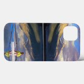 カナダのバンフ湖のボート漕ぎ手 (MR) Case-Mate iPhoneケース (裏面 (横))