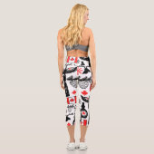 カナダのパターン カプリレギンス (裏面)