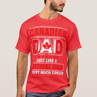 カナダのパパちょうど通常のパパのように多くのCoを除く Tシャツ