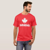 カナダのパパ-カナダの父の日のギフト- Canadad Tシャツ (正面フル)