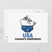 カナダのパンツ ポストカード (正面/裏面)