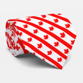 カナダのビジネス関係、カナダ国旗のファッション ネクタイ (ロール)