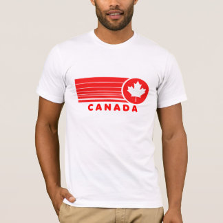 カナダのビンテージ・カエデの葉Tシャツ Tシャツ