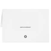 カナダのビーバーがカナダを愛するカード (裏面横)