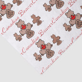 カナダのビーバーのティッシュペーパー 薄葉紙 (詳細)