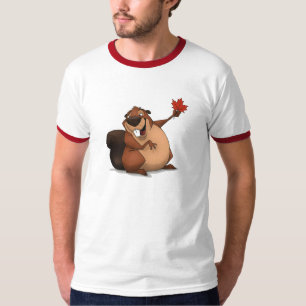 カナダのビーバーのワイシャツ Tシャツ
