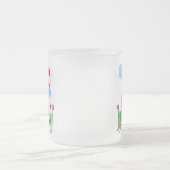 カナダのビーバーラブカナダ フロストグラスマグカップ (中央)