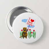 カナダのビーバーラブノバスコシア 缶バッジ (正面&裏面)