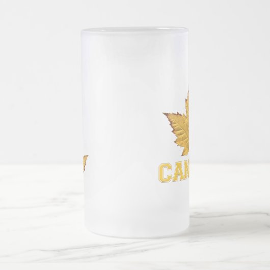 カナダのビールのジョッキの学校代表のカナダの記念品ガラス フロストグラスビールジョッキ (中央)