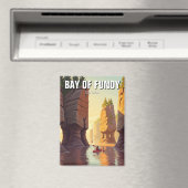 カナダのファンディ・ノヴァ・スコシア湾でカヤック マグネット (インサイチュ (食洗機))