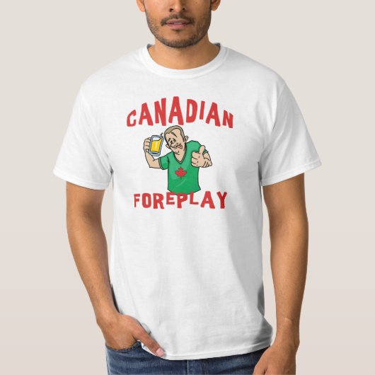 カナダのフォアプレーのTシャツの人 Tシャツ (正面)