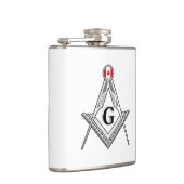カナダのフリーメーソンロッジ フラスク (右)