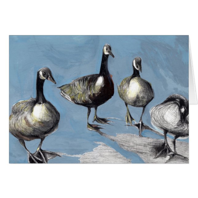 カナダのフレンドリーなガチョウ2012年 (正面横)