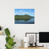 カナダのブリティッシュコロンビア州の海岸風景 ポスター (ホームオフィス)