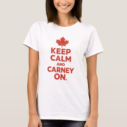 カナダのプライドを面白く表現したカーニーTシャツ Tシャツ (正面)