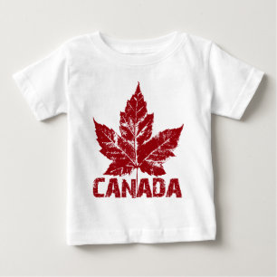 カナダのベビーのワイシャツのカナダの記念品のベビーのTシャツ ベビーTシャツ