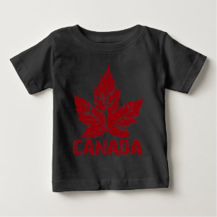 カナダのベビーのワイシャツのカナダの記念品のベビーのTシャツ ベビーTシャツ