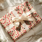 カナダのホッケーをテーマにした ラッピングペーパー