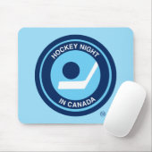 カナダのホッケーナイトレトロロゴ マウスパッド (マウス)