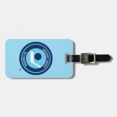 カナダのホッケーナイトレトロロゴ ラゲッジタグ (正面横)