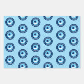 カナダのホッケーナイトレトロロゴ ラッピングペーパーシート (正面3)