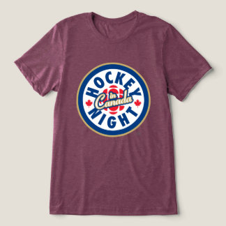 カナダのホッケーナイト ロゴ トリブレンド トライブレンドTシャツ