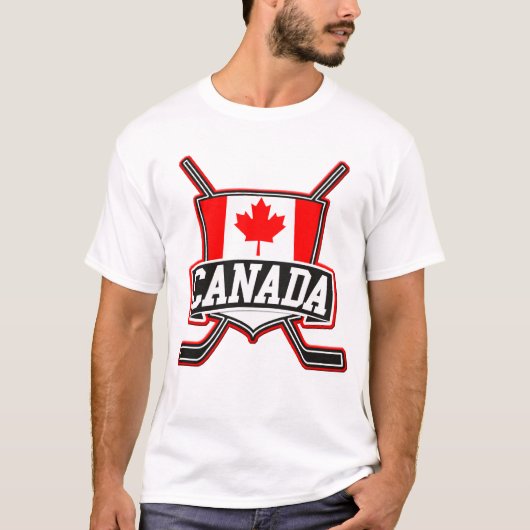 カナダのホッケーロゴティー Tシャツ (正面)