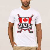 カナダのホッケーロゴ Tシャツ (正面)