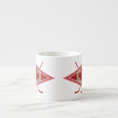 カナダのホッケー国旗のロゴ エスプレッソカップ (正面)