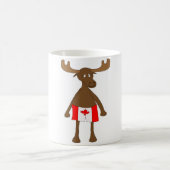 カナダのボクサーの不足分のアメリカヘラジカ コーヒーマグカップ (中央)