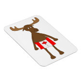 カナダのボクサーを着たムース マグネット (右側)