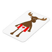 カナダのボクサーを着たムース マグネット (左側)