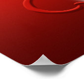 カナダのポスターカナダ国旗のお土産プリント&ギフト ポスター (角)