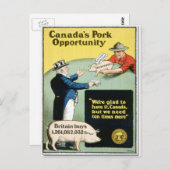 カナダのポーク・チャンス ポストカード (正面/裏面)
