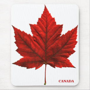 カナダのマウスパッドの赤いカナダのカエデの葉のマウスパッド マウスパッド