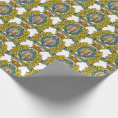 カナダのマウントポリスロゴ贈答用ラップ             ラッピングペーパー (角)