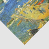 カナダのマホーン湾で夏のセーリングボート 薄葉紙 (詳細)